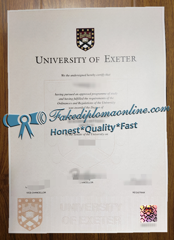 University of Exeter diploma