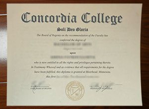 Concordia College degree