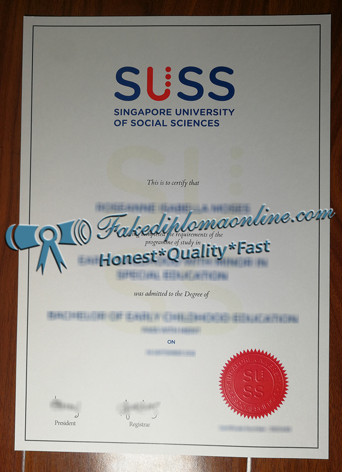 Singapore University of Social Sciences degree