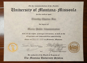 University of Montana degree