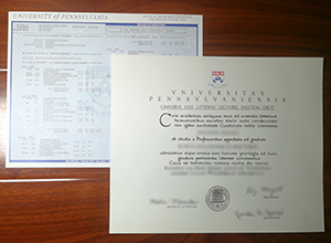 University of Pennsylvania degree and transcript