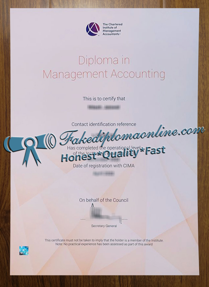 CIMA diploma