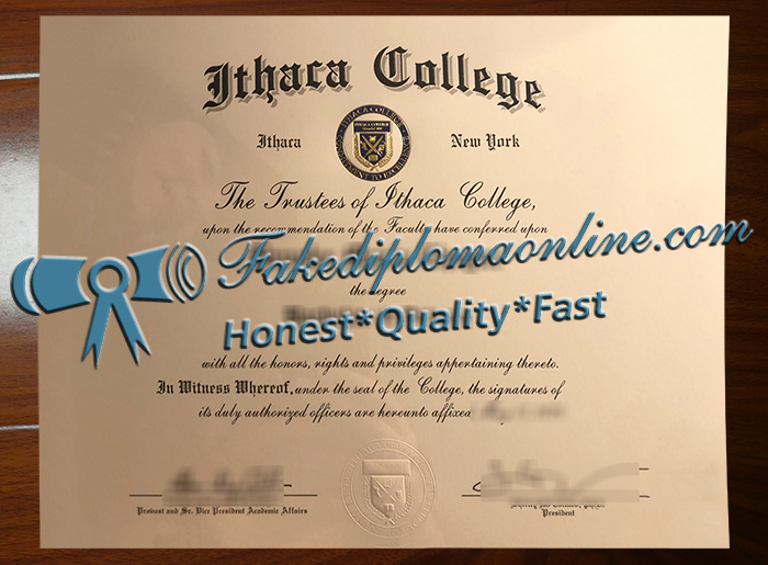 Ithaca College diploma