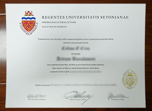 Seton Hall University diploma