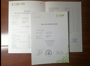Technische Hochschule Mittelhessen diploma and transcript