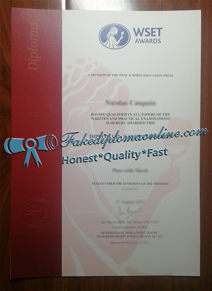 WSET Diploma