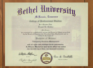 Bethel University (Tennessee) degree