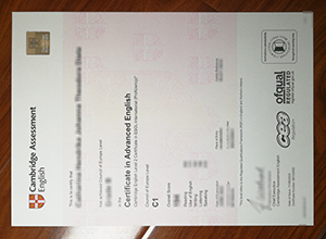 Cambridge C1 Advanced certificate