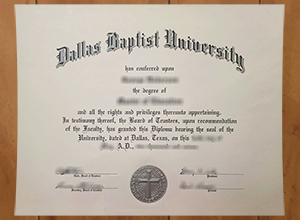 Dallas Baptist University degree