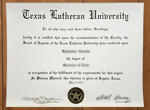 Texas Lutheran University degree