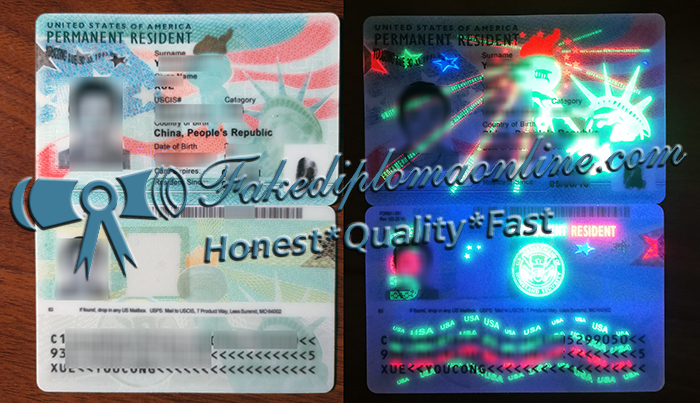 US Permanent Resident Card