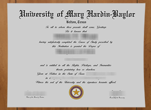 University of Mary Hardin-Baylor degree