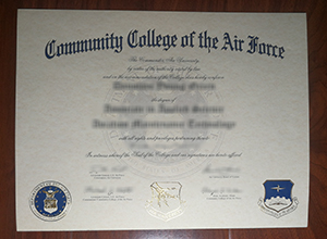 Community College of the Air Force diploma