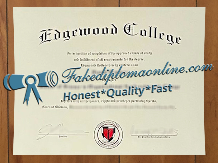 Edgewood College diploma