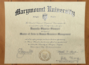 Marymount University degree