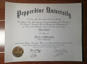 Pepperdine University degree