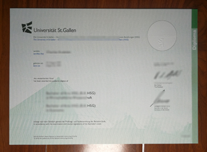 Universität St. Gallen degree