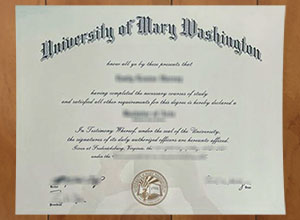 University of Mary Washington degree