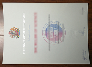 University of Westminster diploma