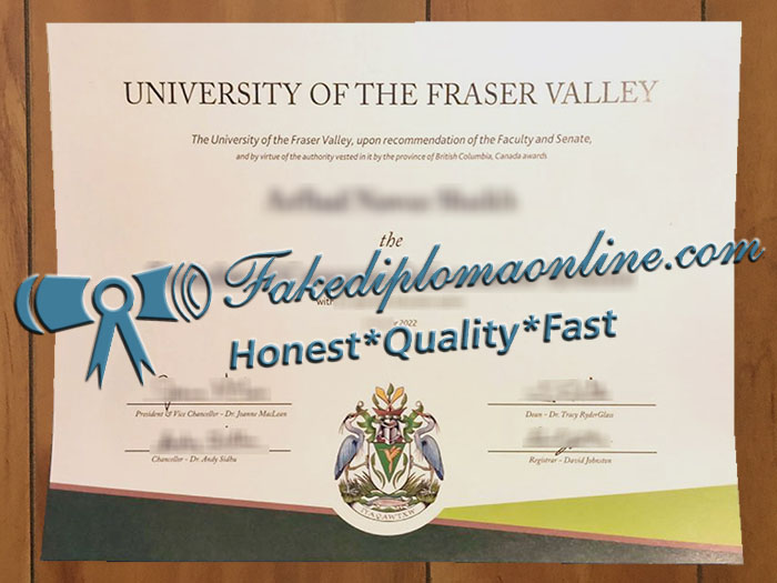 University of the Fraser Valley diploma