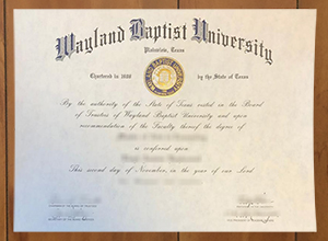 Wayland Baptist University degree