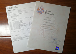 Brunel University degree and transcript