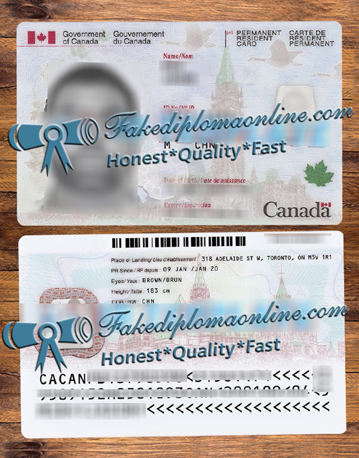 Canada PR Card