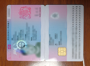 UK Residence Permit Card