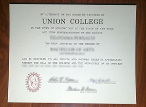 Union College diploma