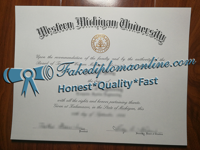 Western Michigan University diploma