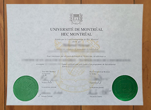 HEC Montréal degree