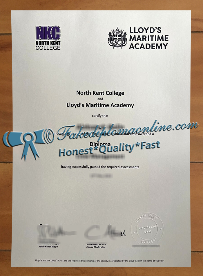 Lloyd's Maritime Academy degree