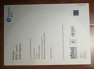 Pearson BTEC Level 5 HND Diploma