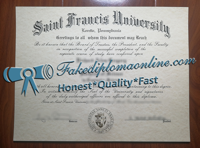 Saint Francis University degree