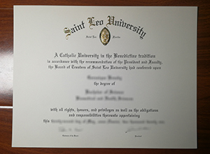 Saint Leo University diploma