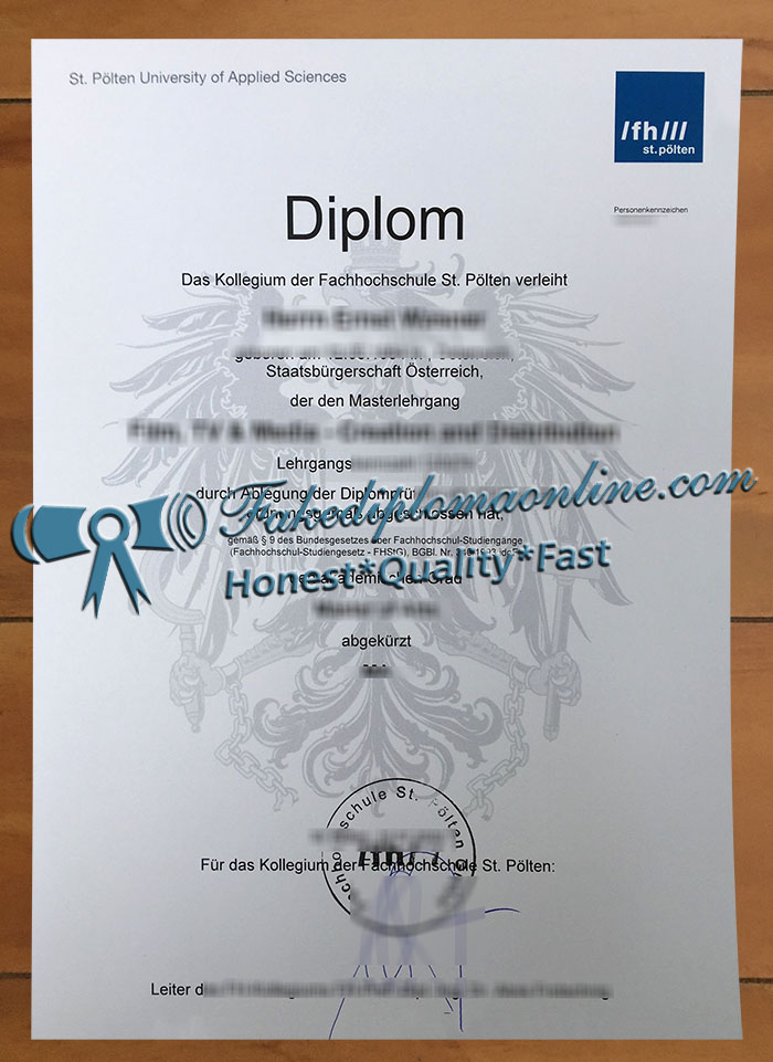 Fachhochschule St. Pölten degree