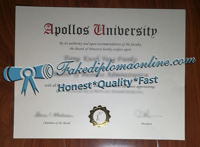 Apollos University degree
