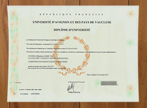 Avignon Université degree