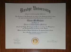 Bastyr University diploma