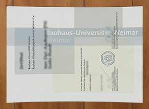 Bauhaus-Universität Weimar Zeugnis