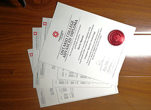 Fanshawe College diploma and transcript
