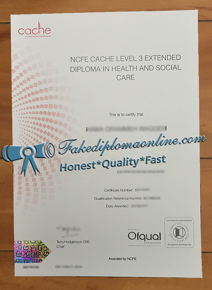 NCFE CACHE Level 3 Diploma
