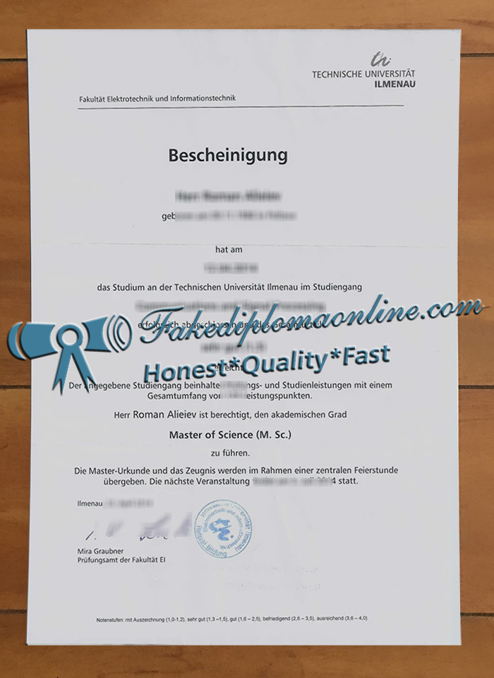 Technische Universität Ilmenau diploma