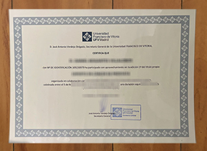 Universidad Francisco de Vitoria degree
