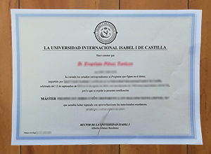 Universidad Isabel I degree