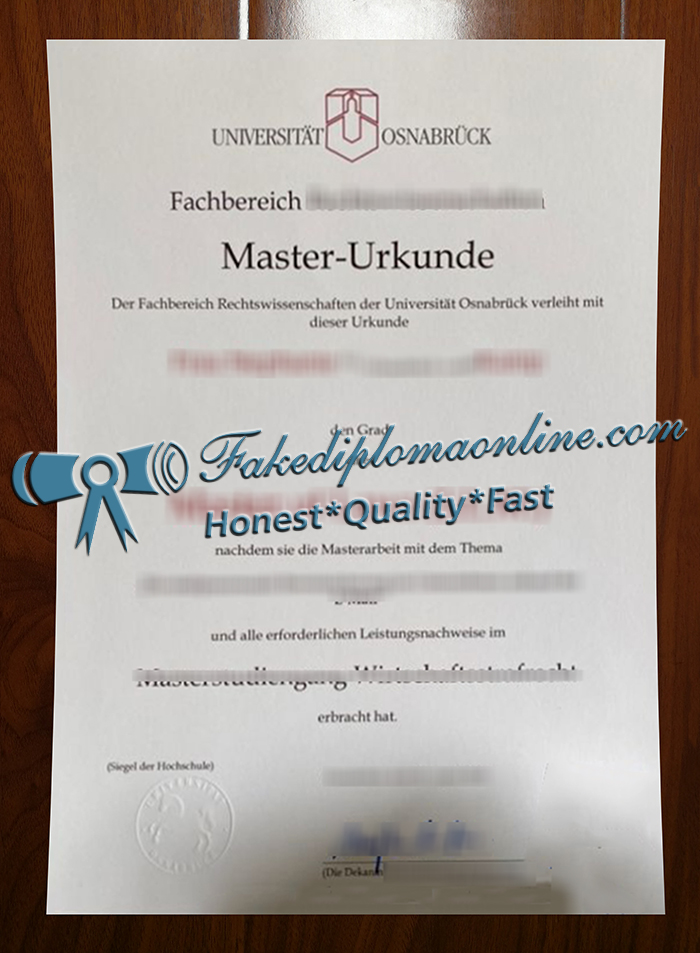 Universität Osnabrück degree
