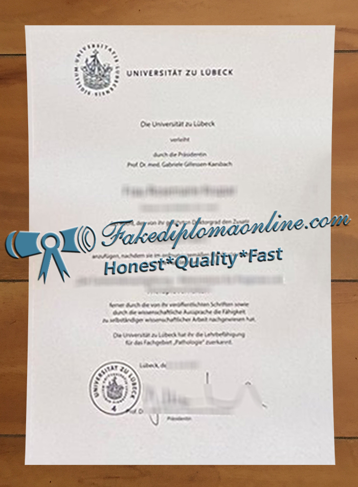 Universität zu Lübeck diploma