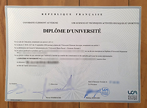 Université Clermont-Auvergne degree