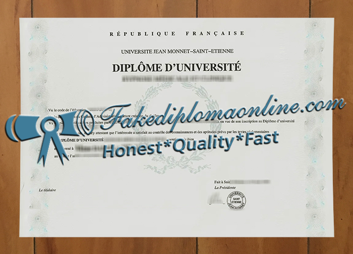 Université Jean-Monnet-Saint-Étienne diploma