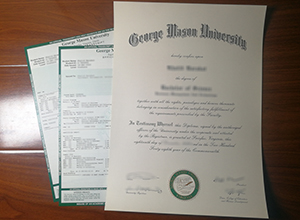 George Mason University diploma and transcript